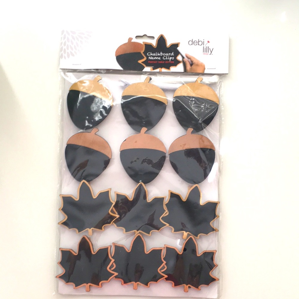 Debi Lilly Chalkboard Name Clips